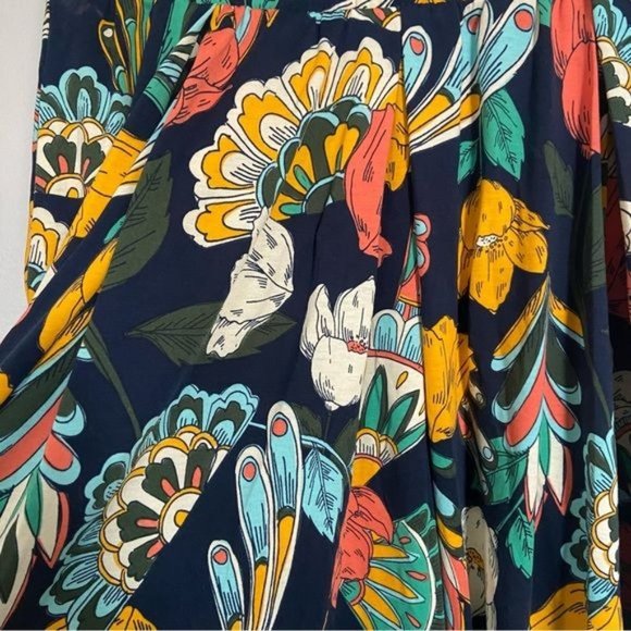 LuLaRoe Floral Madison Skirt with Pockets - Picture 4 of 9